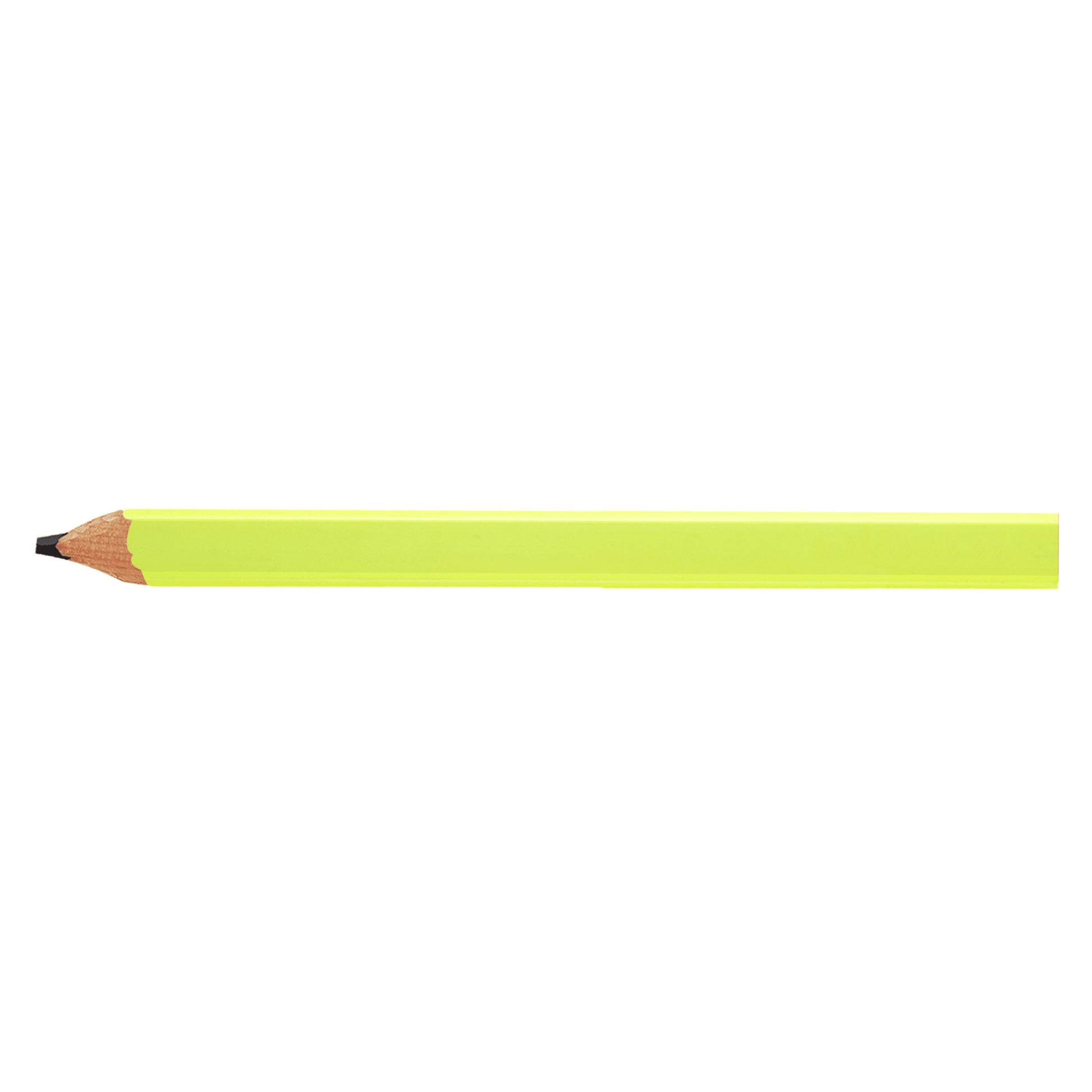 Yellow (Barrel) Carpenter Pencil plain