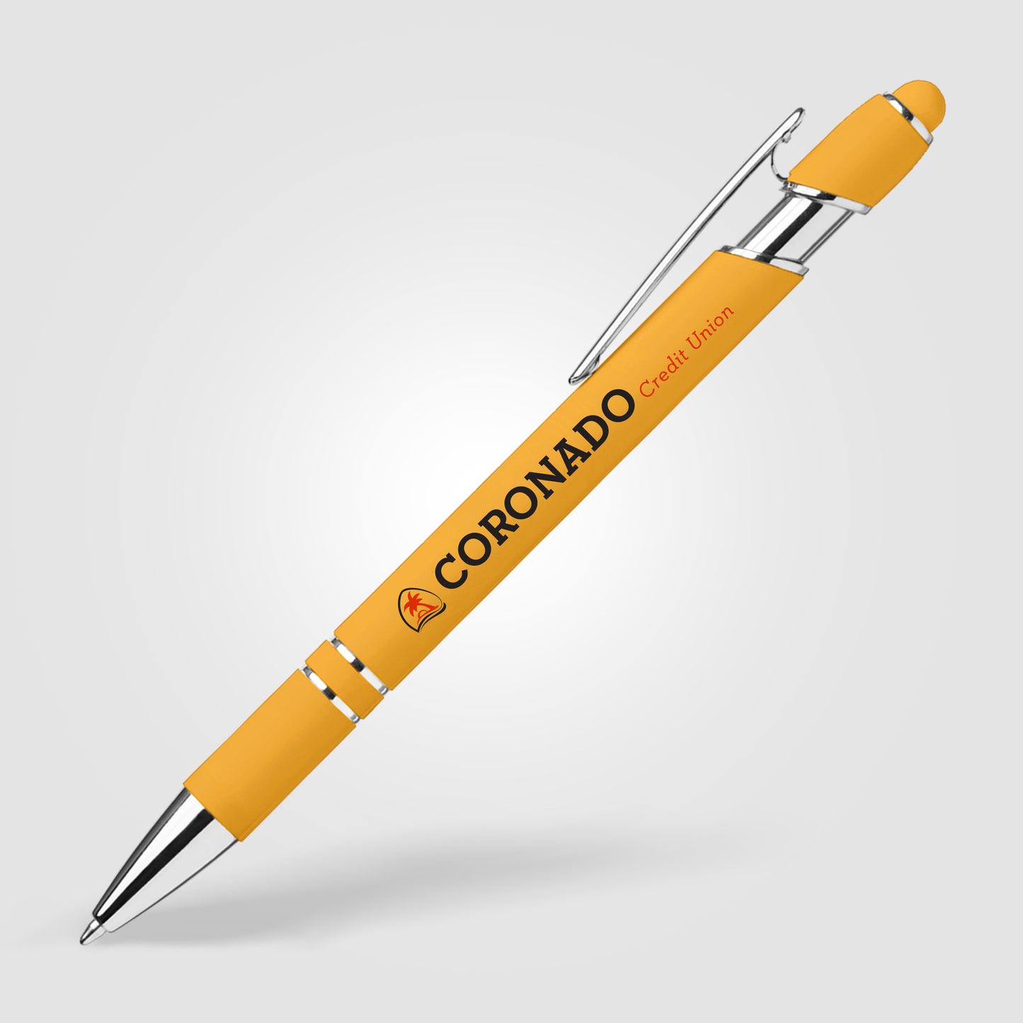 Yellow (Barrel) Ellipse Softy Brights Gel Pen w/Stylus